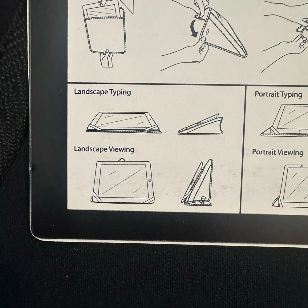 American Airlines Innovations Black Neoprene Tablet Cover and Stand
